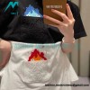 Loewe - 23SS Flame Four-leaf Clover Pocket Short-sleeved T-shirt